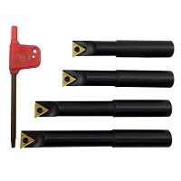 12mm TiN Carbide Indexable Boring Bar 4pc Set